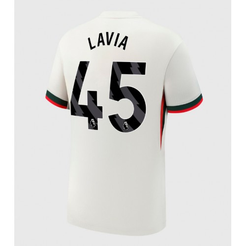 Chelsea Romeo Lavia #45 Replika Udebanetrøje 2025-26 Kortærmet Chelsea Romeo Lavia #45 Replika Udebanetrøje 2025-26 Kortærmet